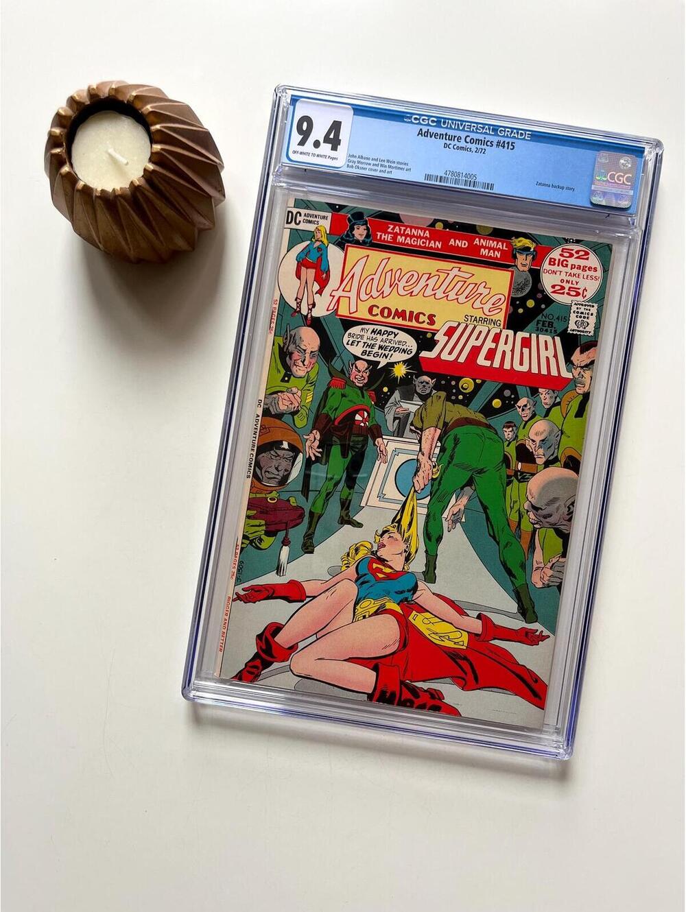 Adventure Comics #415 (1972) CGC 9.4 Graded Comic | Supergirl | Iconic cover